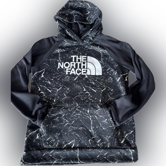 The North Face Surgent 2.0 Pullover Hoodie black and white boys size XL (18/20) - Picture 3 of 10